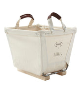 L.L.BeanSteele Small Carry Basket With Wood Runners