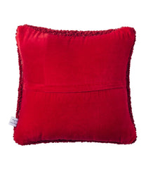 L.L.BeanWool Hooked Throw Pillow, Snowflake, 14" x 14"