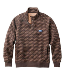 L.L.BeanMen's Bean's Quilted Sweatshirt, Mockneck, Print