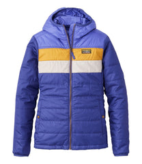 L.L.BeanWomen's Mountain Classic Puffer Hooded Jacket, Colorblock