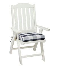L.L.BeanAll-Weather Folding/Armless Chair Cushion, Buffalo Plaid