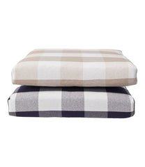 L.L.BeanAll-Weather Folding/Armless Chair Cushion, Buffalo Plaid