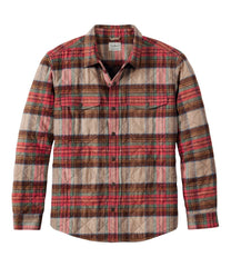 L.L.BeanMen's Quilted Scotch Plaid Flannel Shirt Jac