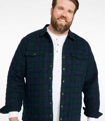 L.L.BeanMen's Quilted Scotch Plaid Flannel Shirt Jac