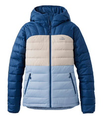 L.L.BeanWomen's Bean's Down Hooded Jacket, Colorblock