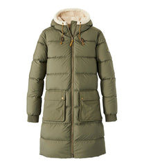 L.L.BeanWomen's Mountain Classic Down Coat, Sherpa-Lined