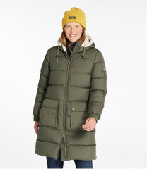 L.L.BeanWomen's Mountain Classic Down Coat, Sherpa-Lined