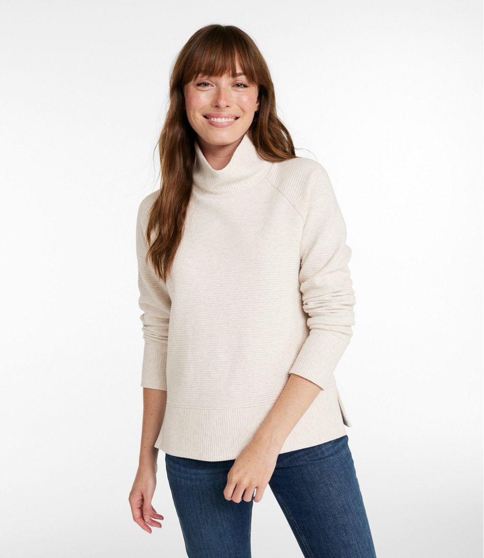 L.L.BeanWomen's Lakewashed Double-Knit Funnelneck