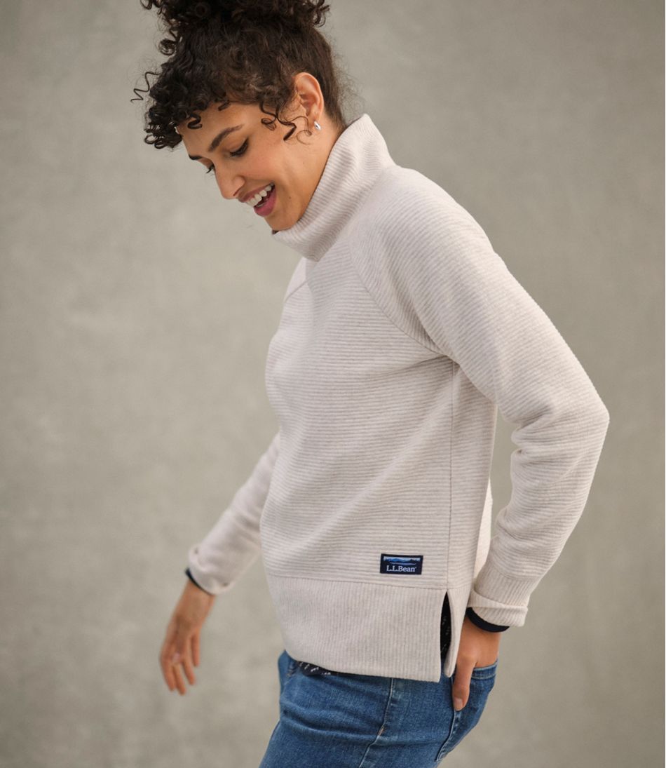 L.L.BeanWomen's Lakewashed Double-Knit Funnelneck