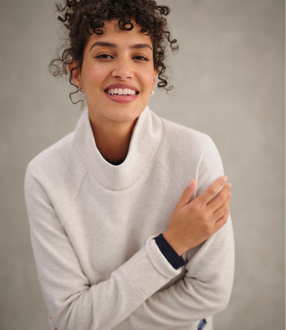 L.L.BeanWomen's Lakewashed Double-Knit Funnelneck