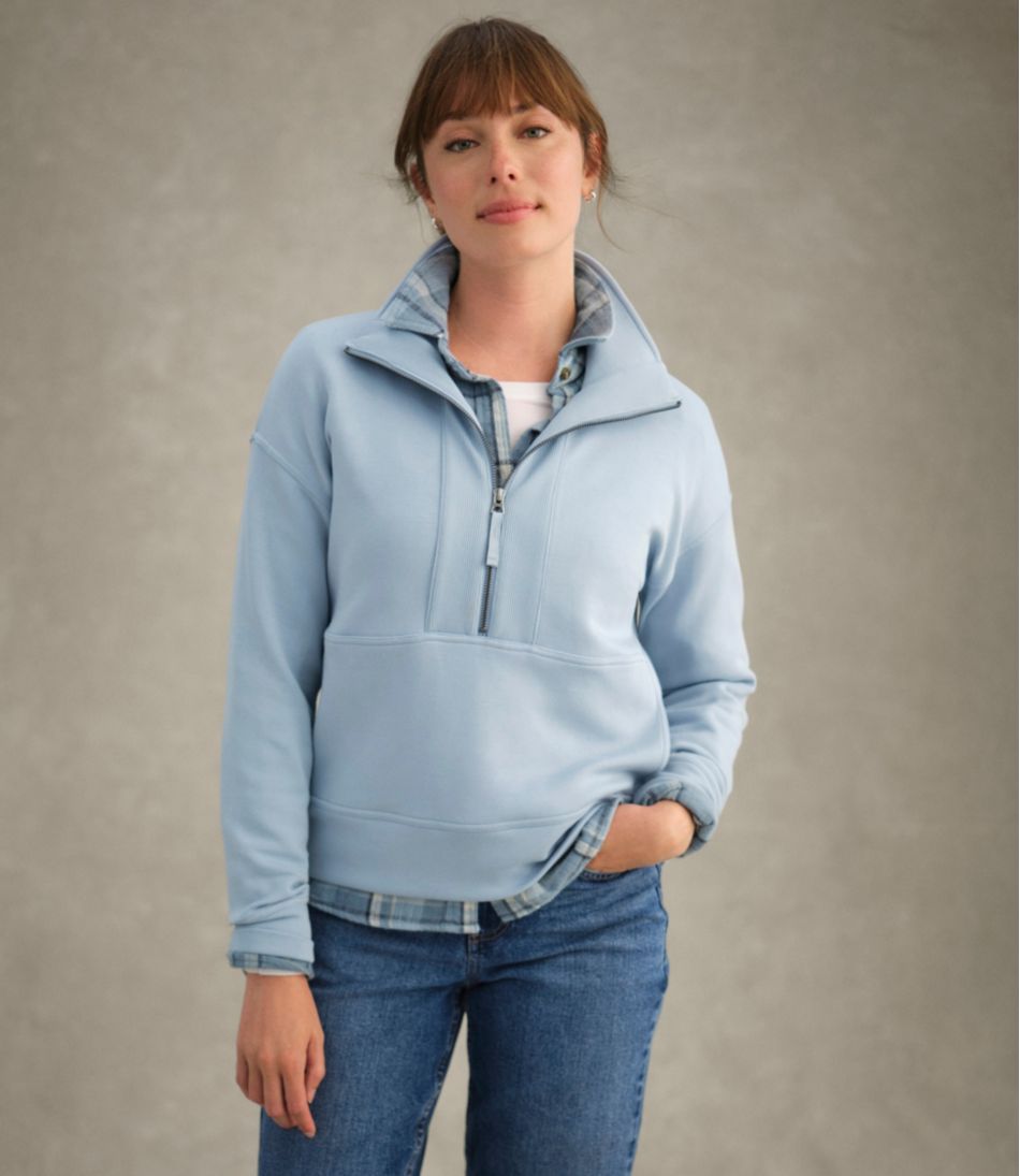 L.L.BeanWomen's CloudSoft Top, Half-Zip Pullover