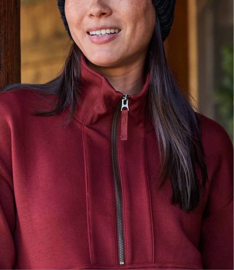L.L.BeanWomen's CloudSoft Top, Half-Zip Pullover