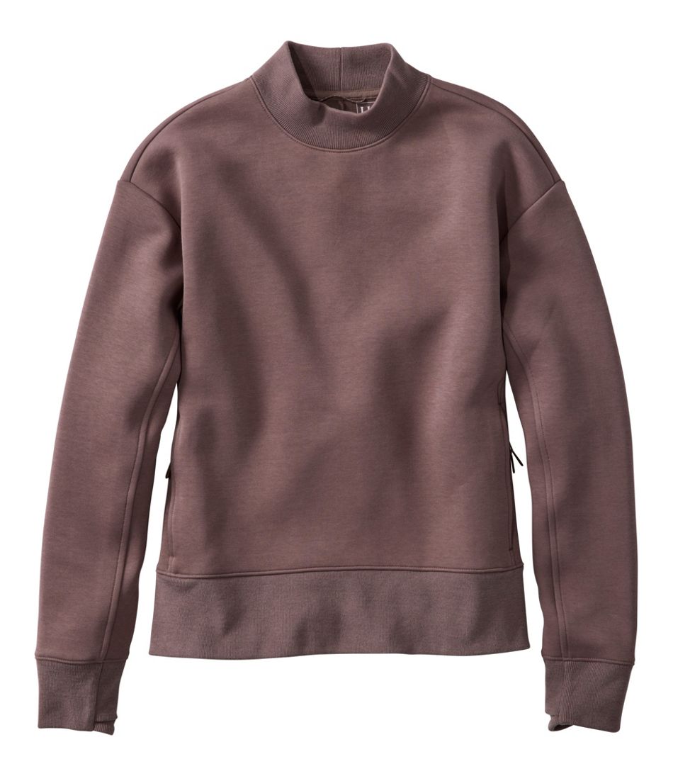 L.L.BeanWomen's Multisport Mockneck Pullover Sweatshirt