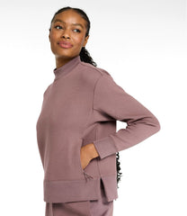 L.L.BeanWomen's Multisport Mockneck Pullover Sweatshirt