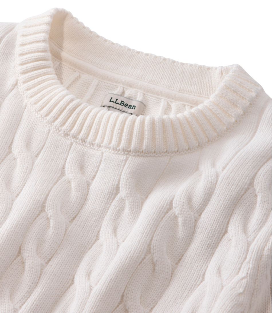 L.L.BeanWomen's The Original Double L® Sweater, Cable Crewneck