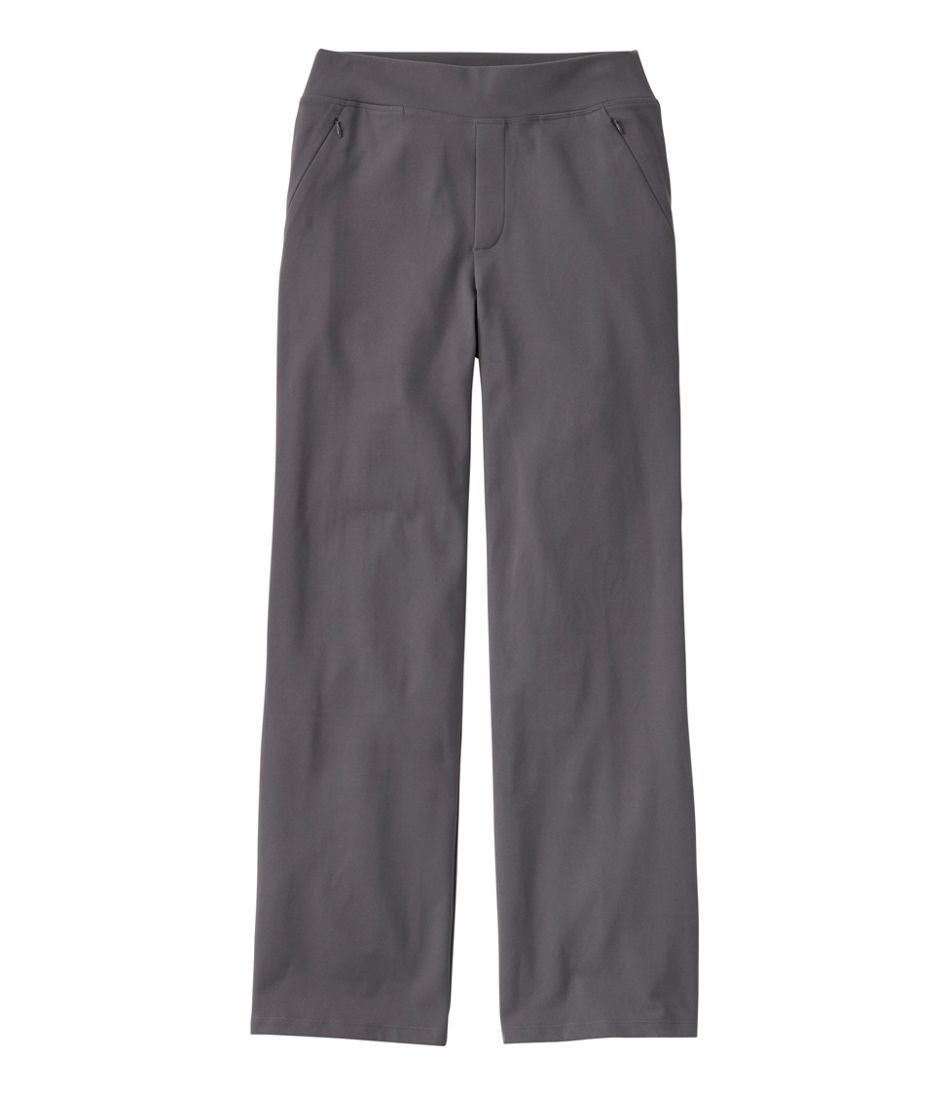 L.L.BeanWomen's Go-Anywhere Pants, High-Rise Wide-Leg
