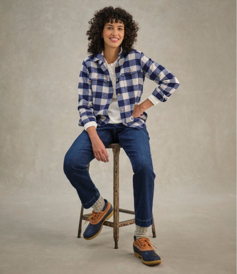 L.L.BeanWomen's 1912 Field Denim Pants, Mid-Rise Ankle Utility