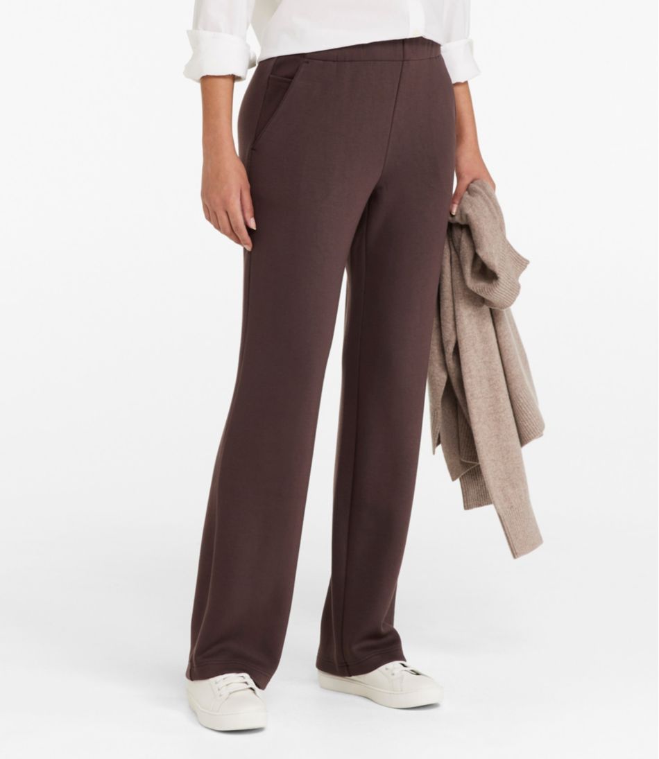 L.L.BeanWomen's CloudSoft Pants, Mid-Rise Straight-Leg