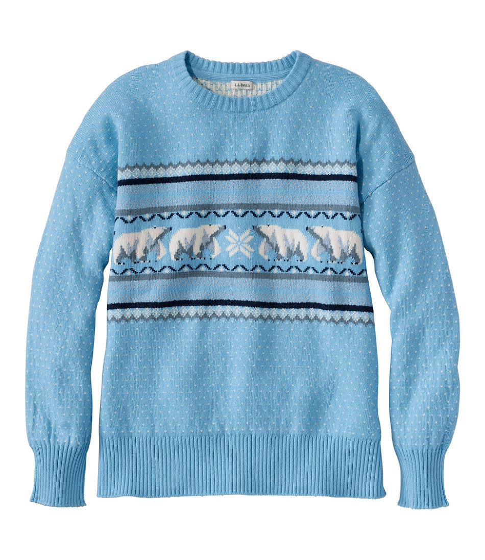 Polar Bear Intarsia,X-Small
