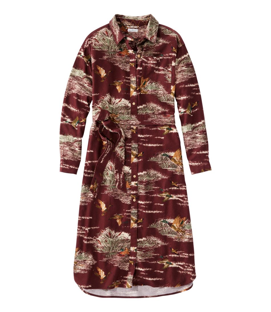 L.L.BeanWomen's Signature Camp Flannel Midi Dress