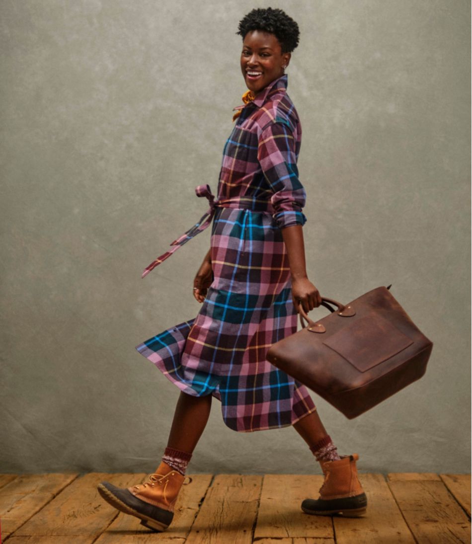 L.L.BeanWomen's Signature Camp Flannel Midi Dress