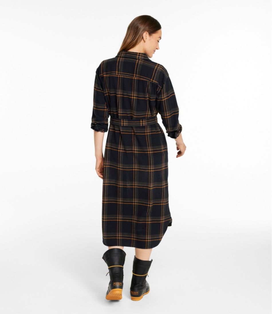 L.L.BeanWomen's Signature Camp Flannel Midi Dress