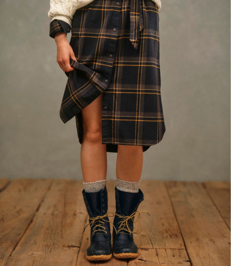 L.L.BeanWomen's Signature Camp Flannel Midi Dress
