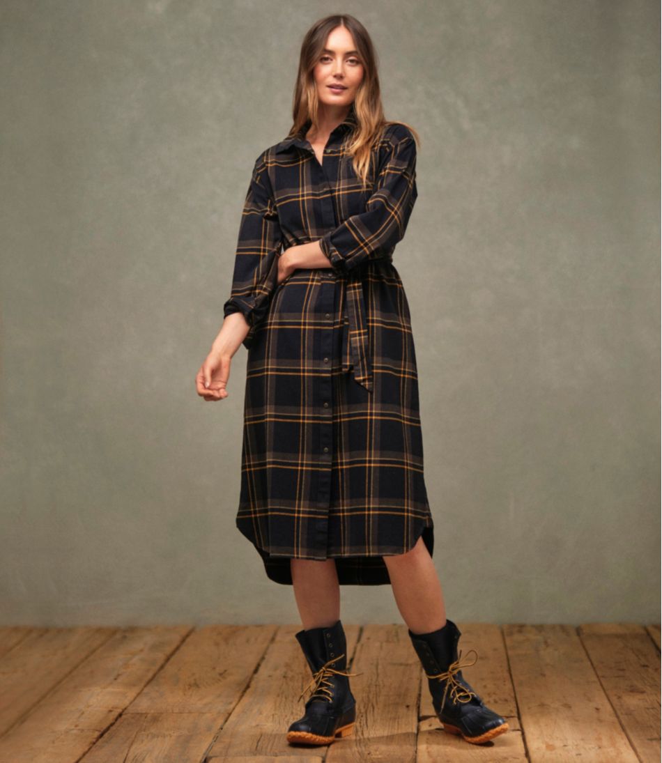 L.L.BeanWomen's Signature Camp Flannel Midi Dress
