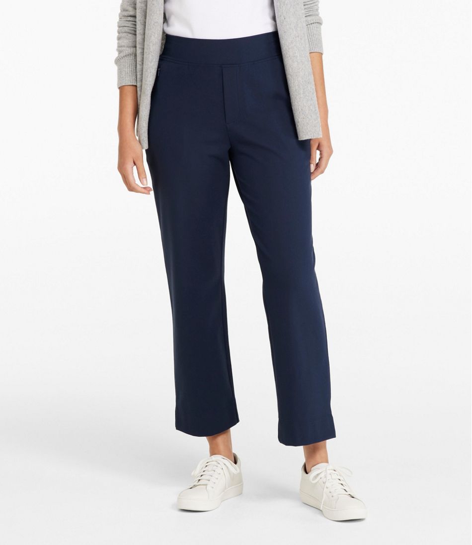 L.L.BeanWomen's Go-Anywhere Pants, High-Rise Straight-Leg Ankle