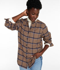 L.L.BeanWomen's Signature 1933 Collarless Chamois Tunic, Plaid