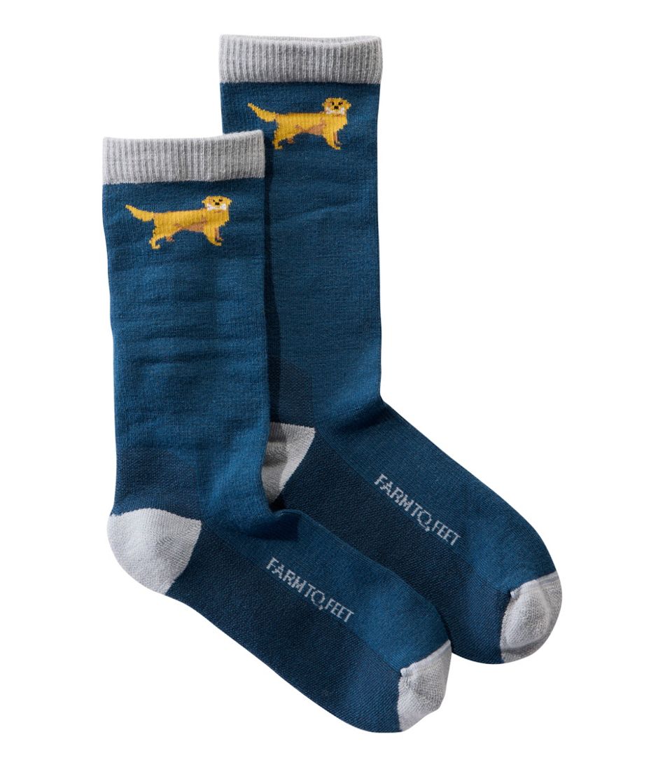 L.L.BeanAdults' Farm to Feet Dog Collection Crew Socks