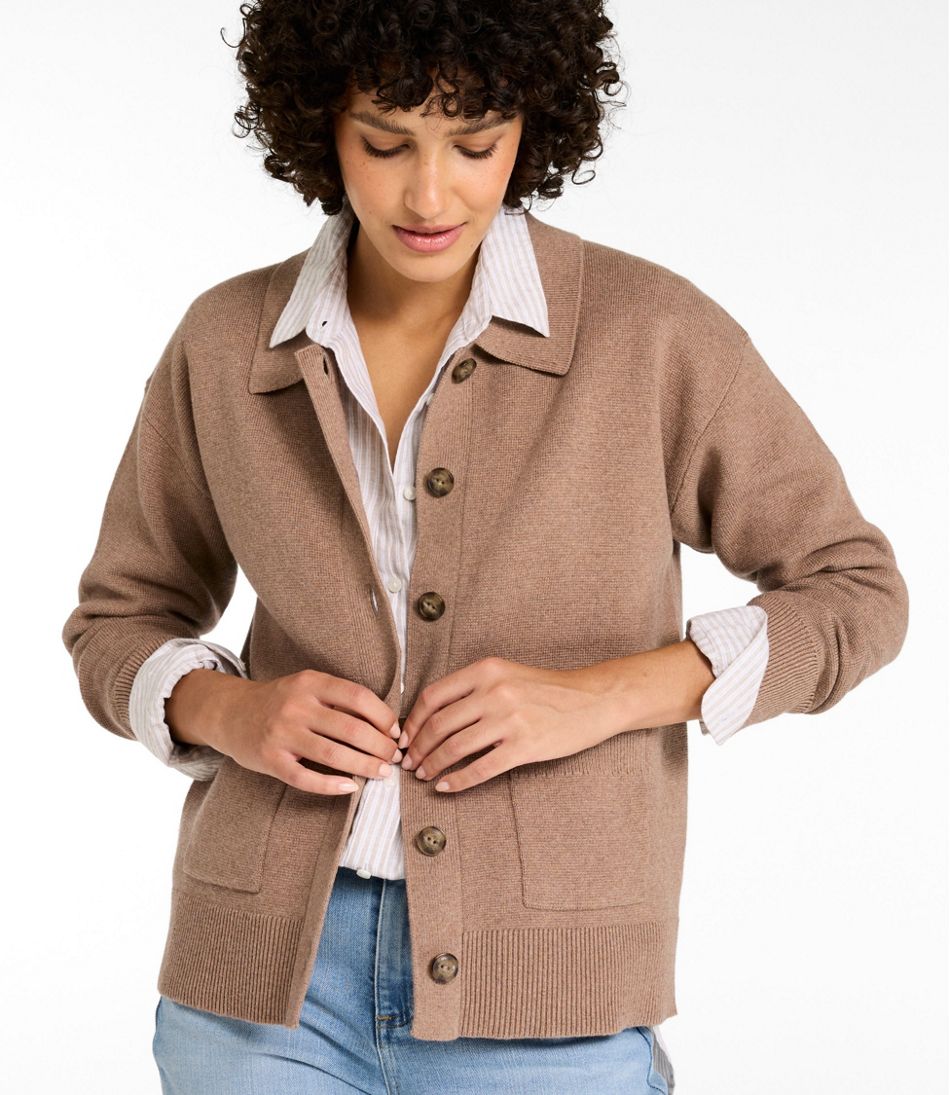 L.L.BeanWomen's Wicked Soft Cotton/Cashmere Cardigan