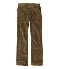 L.L.BeanWomen's Signature Utility Corduroy Pants, Mid-Rise Straight-Leg
