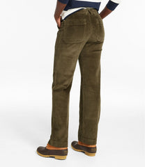L.L.BeanWomen's Signature Utility Corduroy Pants, Mid-Rise Straight-Leg