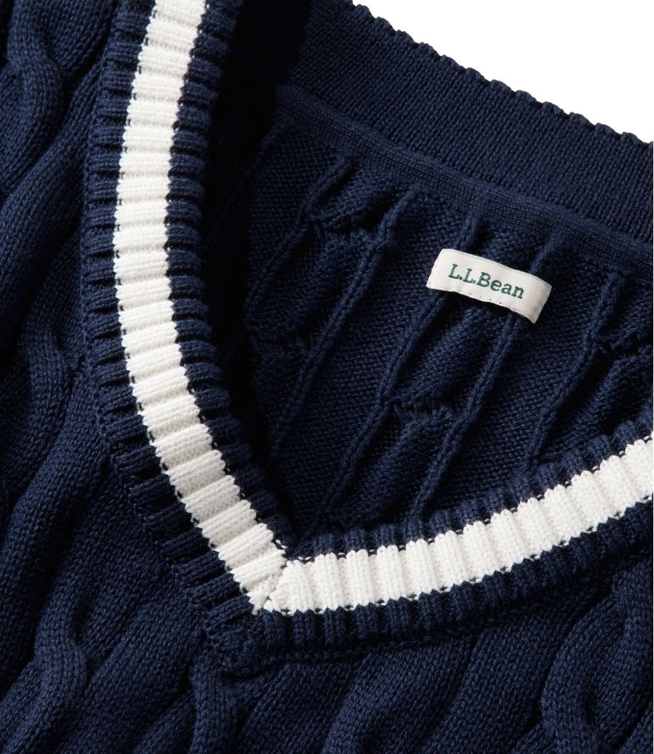 L.L.BeanWomen's The Original Double L® Sweater, Cable V-Neck