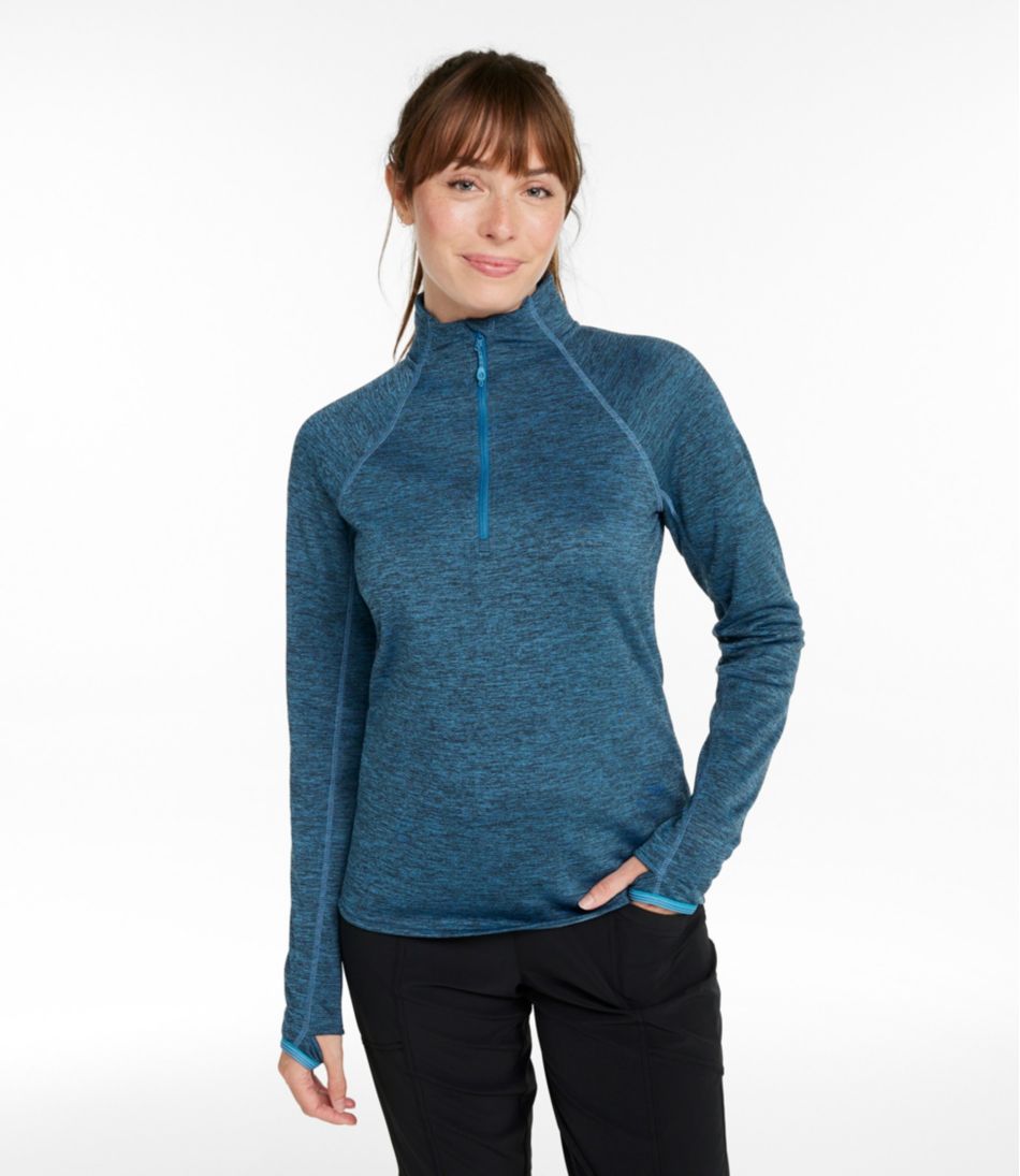 L.L.BeanWomen's Primaloft ThermaStretch Fleece 1/4 Zip Pullover