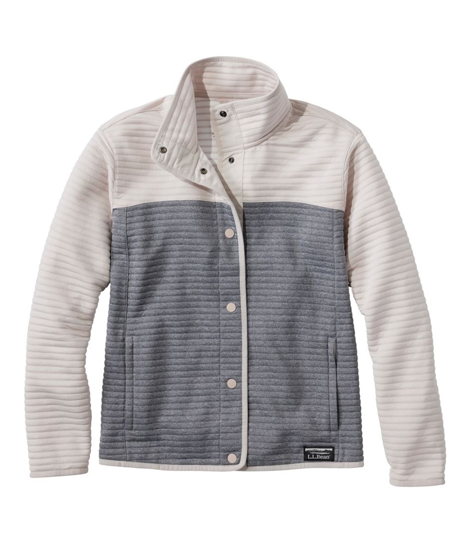 L.L.BeanWomen's Airlight Snap Front Jacket, Colorblock
