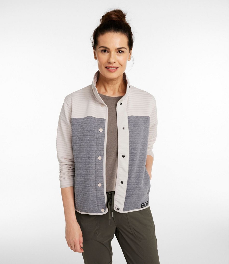 L.L.BeanWomen's Airlight Snap Front Jacket, Colorblock