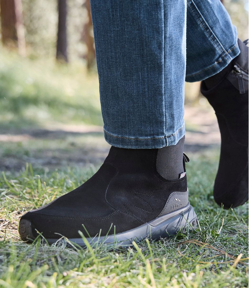 L.L.BeanWomen's Snow Sneaker Sport Waterproof Boots, Pull-On Side Zip