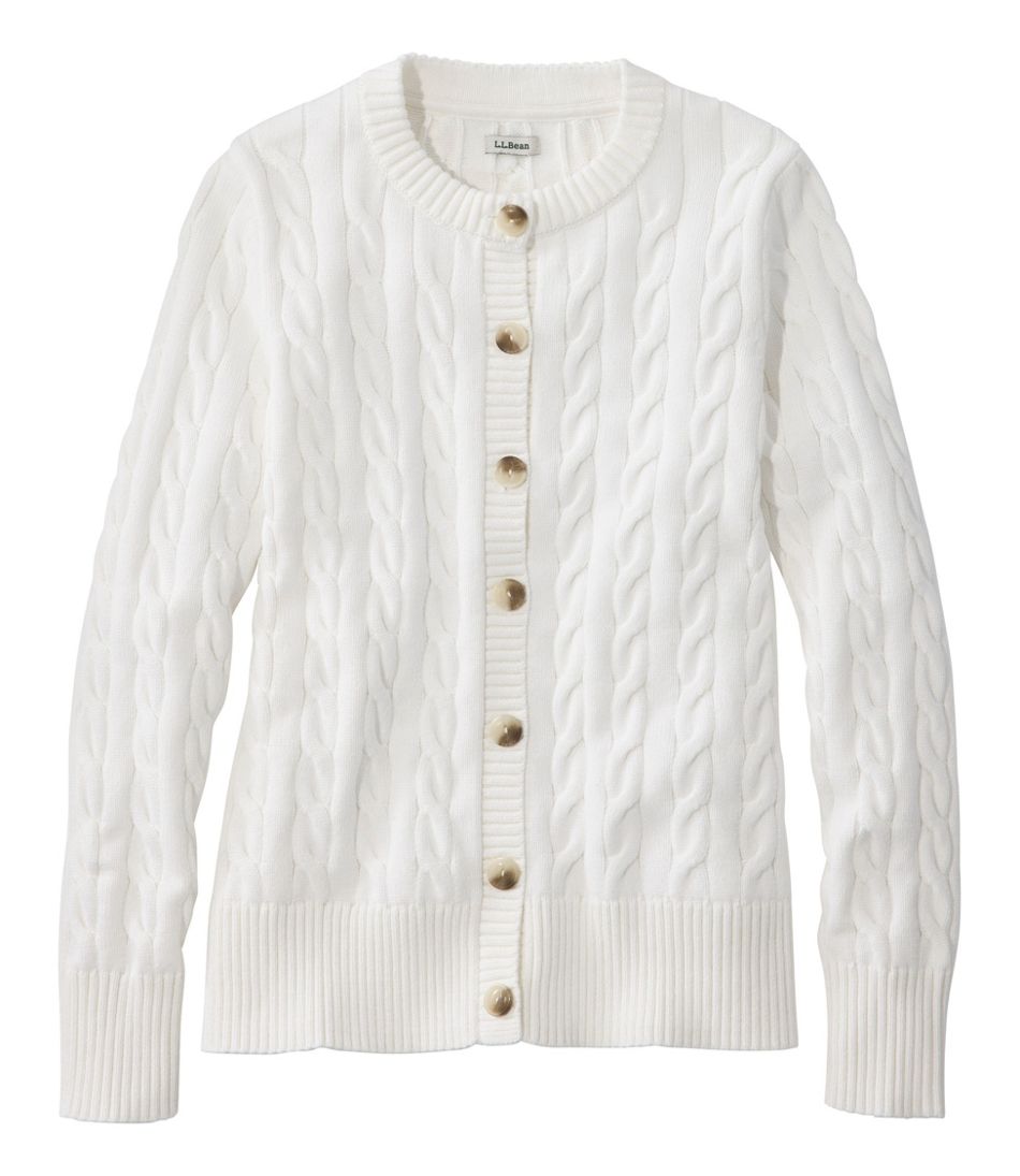 L.L.BeanWomen's The Original Double L® Sweater, Cable Cardigan