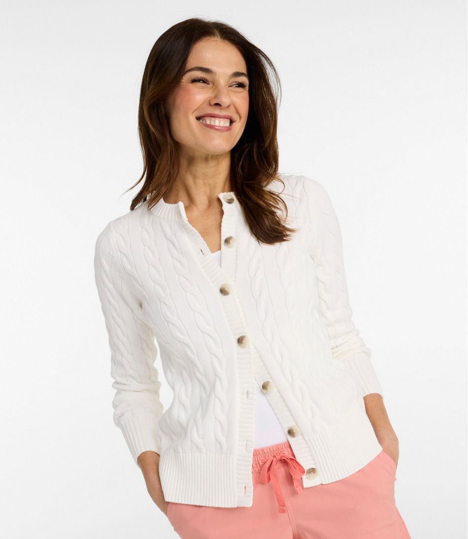 L.L.BeanWomen's The Original Double L® Sweater, Cable Cardigan