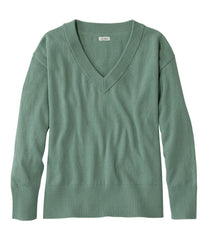 L.L.BeanWomen's Cotton/Cashmere Sweater, V-Neck