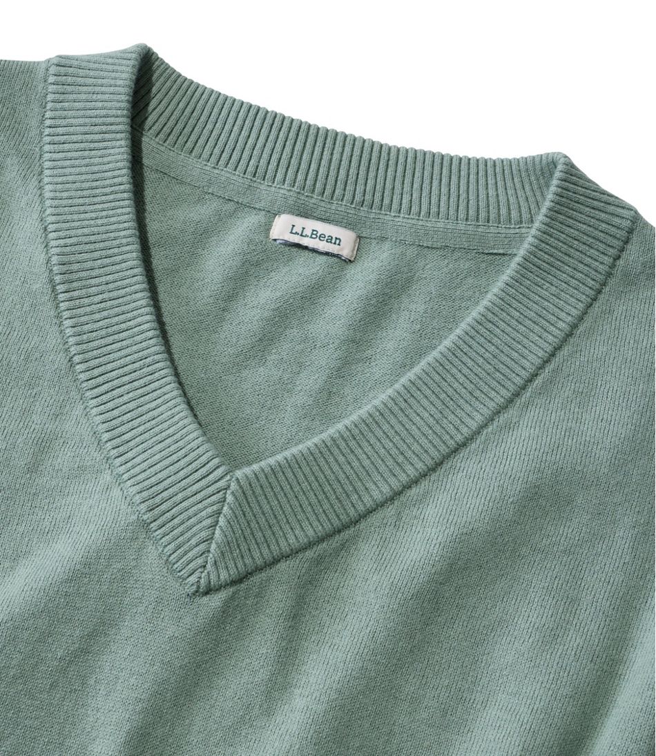L.L.BeanWomen's Cotton/Cashmere Sweater, V-Neck