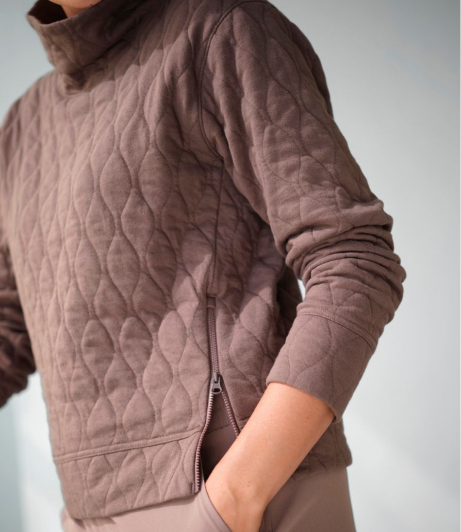 L.L.BeanWomen's VentureSoft Quilted Funnelneck Pullover