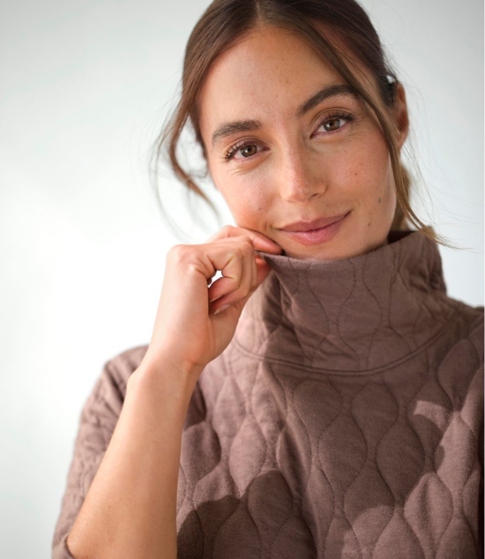 L.L.BeanWomen's VentureSoft Quilted Funnelneck Pullover