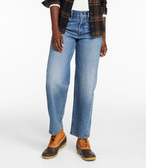 L.L.BeanWomen's Signature 1912 Premium Jeans, High-Rise Barrel Ankle