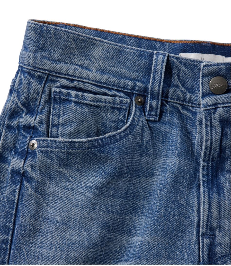 L.L.BeanWomen's Signature 1912 Premium Jeans, High-Rise Barrel Ankle