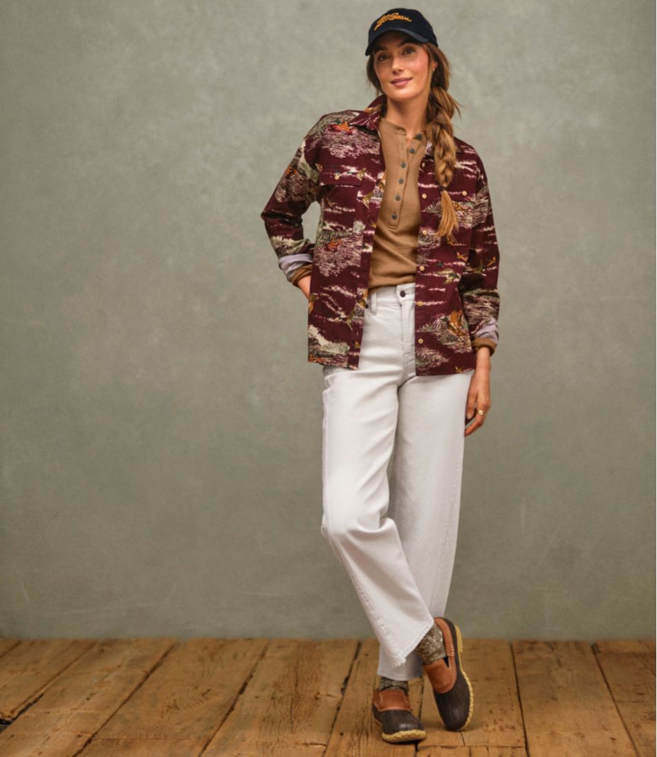 L.L.BeanWomen's Signature 1912 Premium Jeans, High-Rise Barrel Ankle