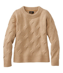 L.L.BeanWomen's Signature Premium Cashmere Cable Sweater, Crewneck