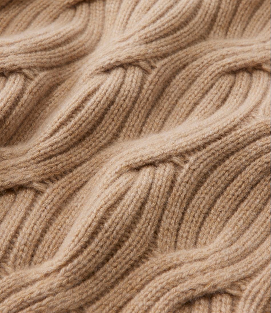 L.L.BeanWomen's Signature Premium Cashmere Cable Sweater, Crewneck